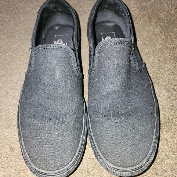 Black Platform Vans - Picture 1 of 6